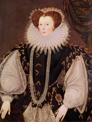 Retrato de Elizabeth Sydenham, Lady Drake, c. 1585